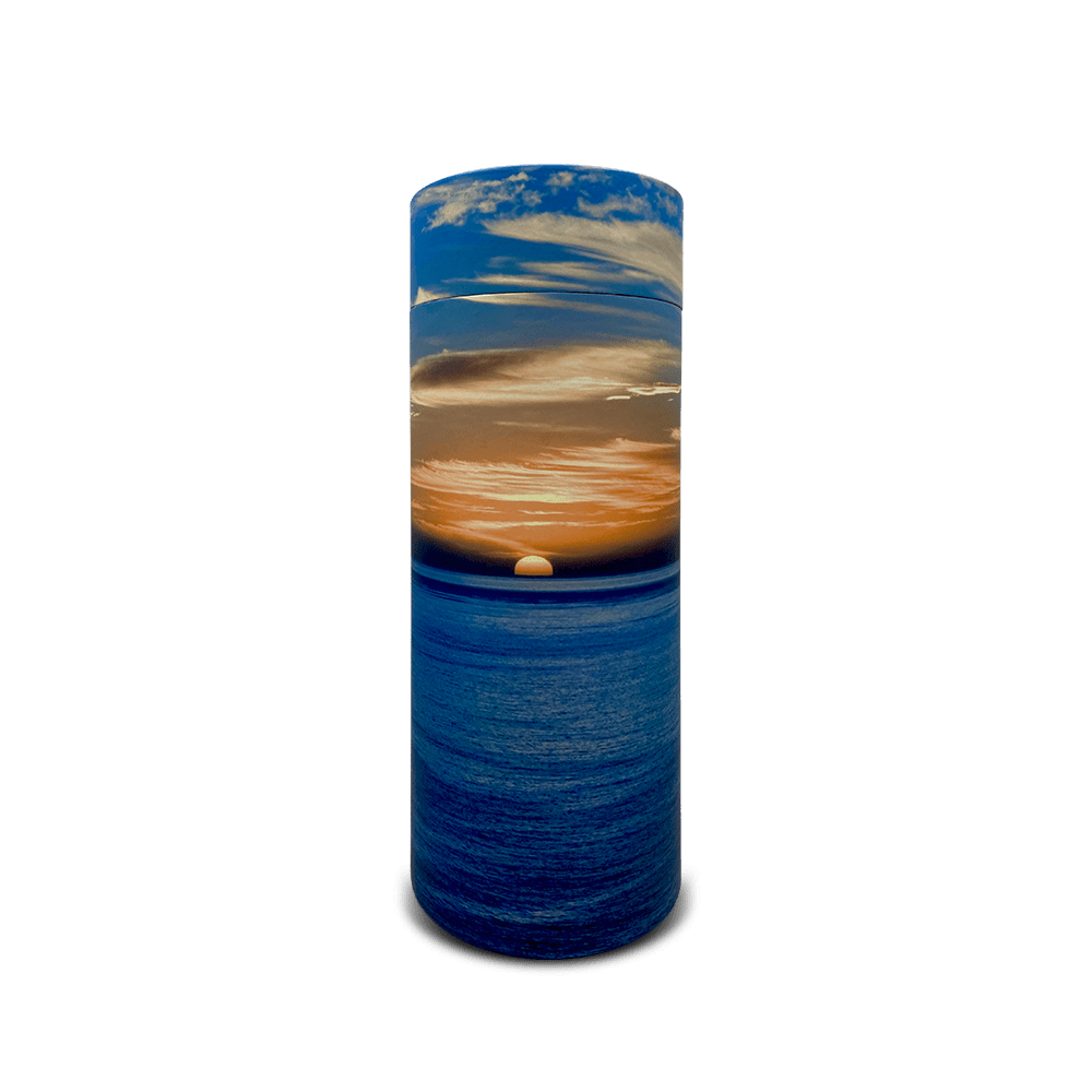 Sunset Scattering Urn