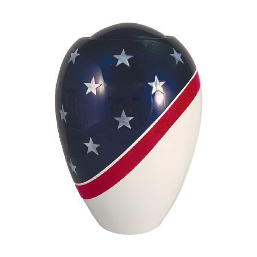 Patriotic Urn